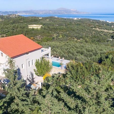 Villa Konstantinos Hilltop Vineyard Escape Almyrida  Bagian luar foto