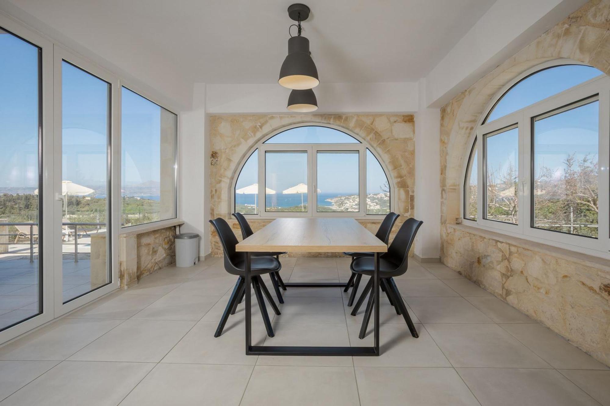 Villa Konstantinos Hilltop Vineyard Escape Almyrida  Bagian luar foto