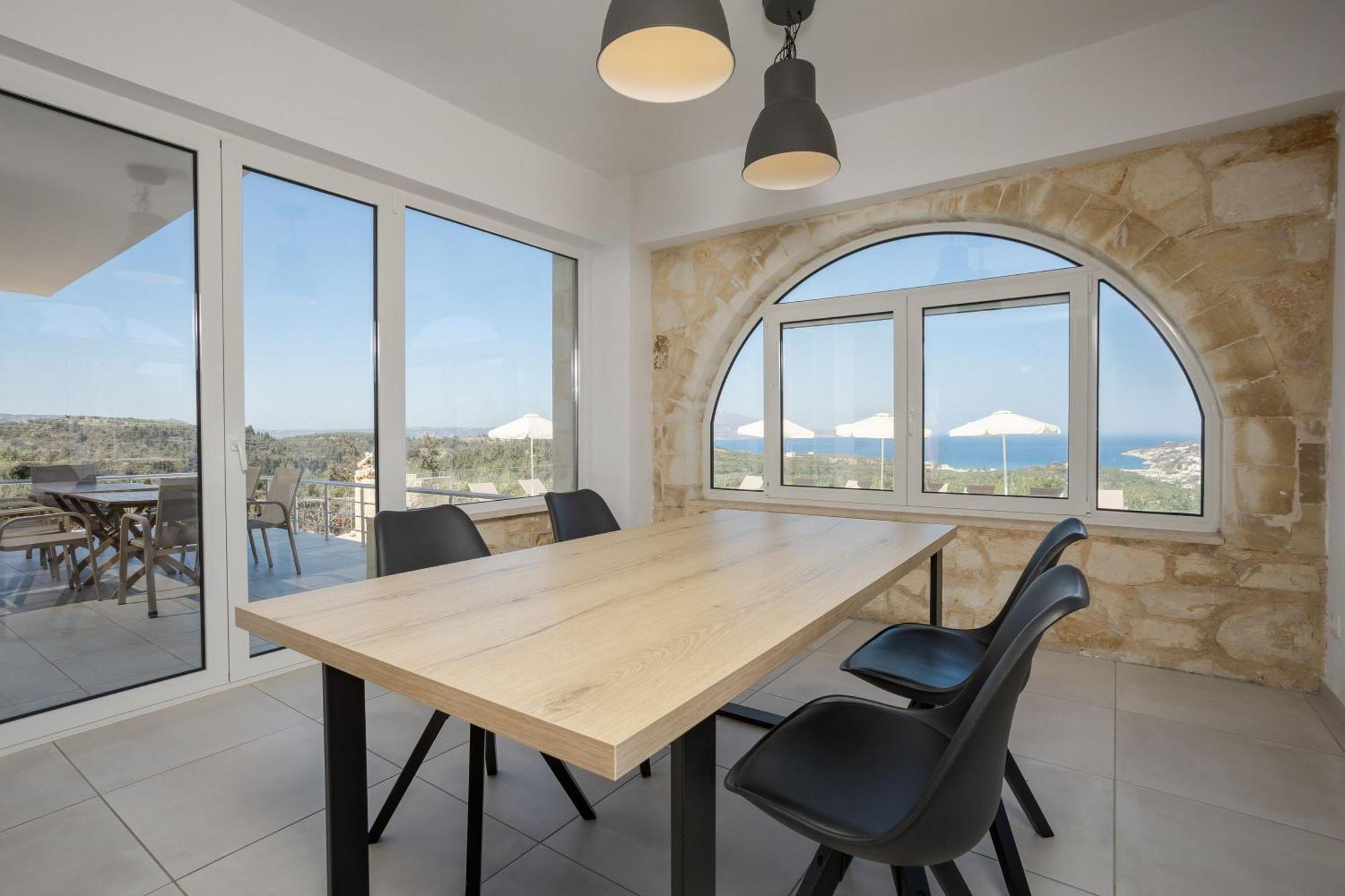 Villa Konstantinos Hilltop Vineyard Escape Almyrida  Bagian luar foto