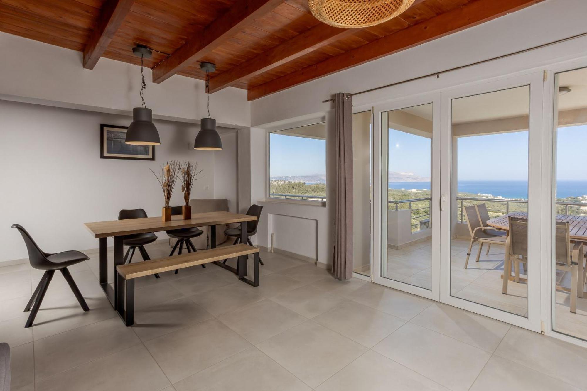 Villa Konstantinos Hilltop Vineyard Escape Almyrida  Bagian luar foto