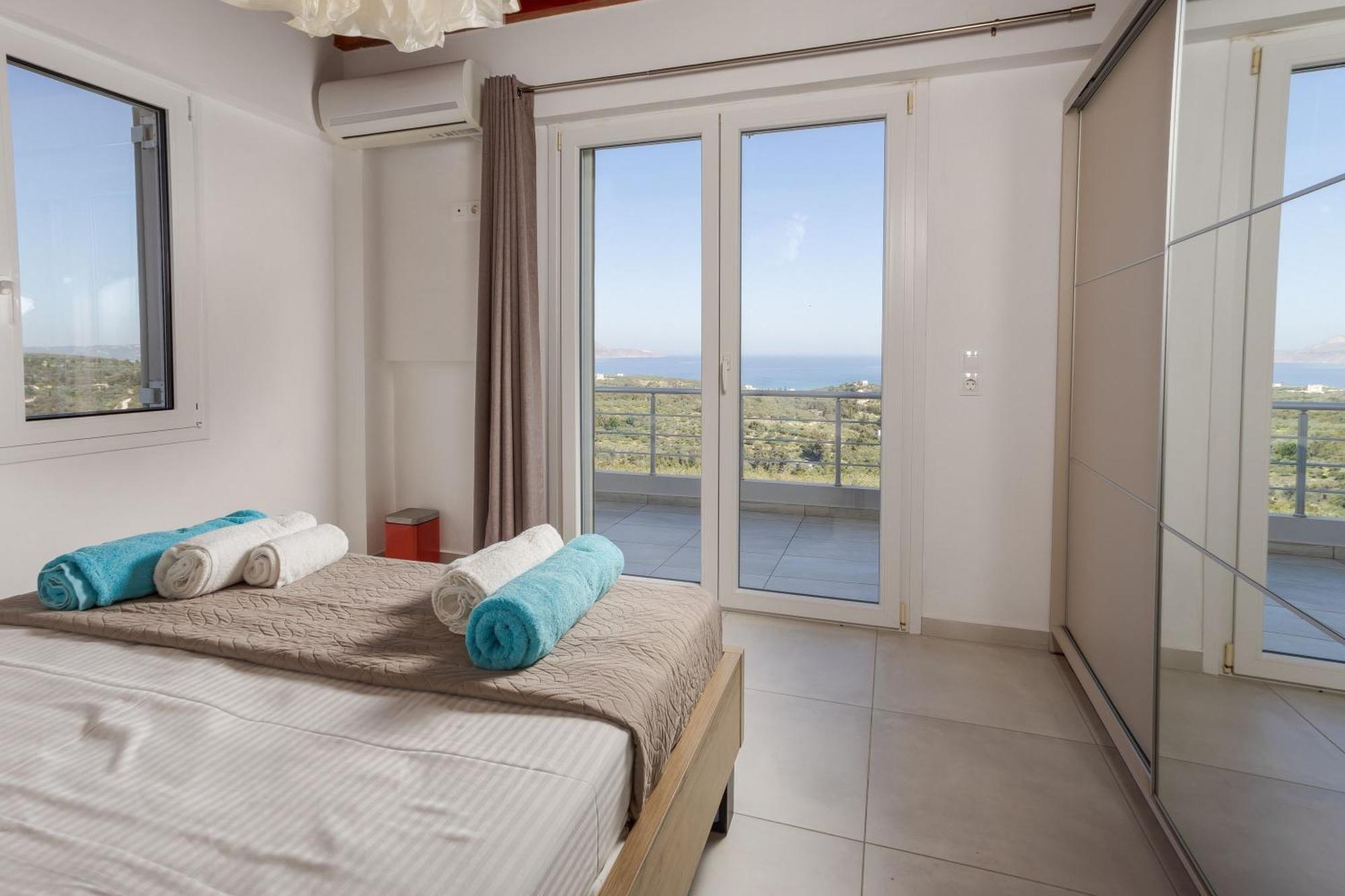 Villa Konstantinos Hilltop Vineyard Escape Almyrida  Bagian luar foto