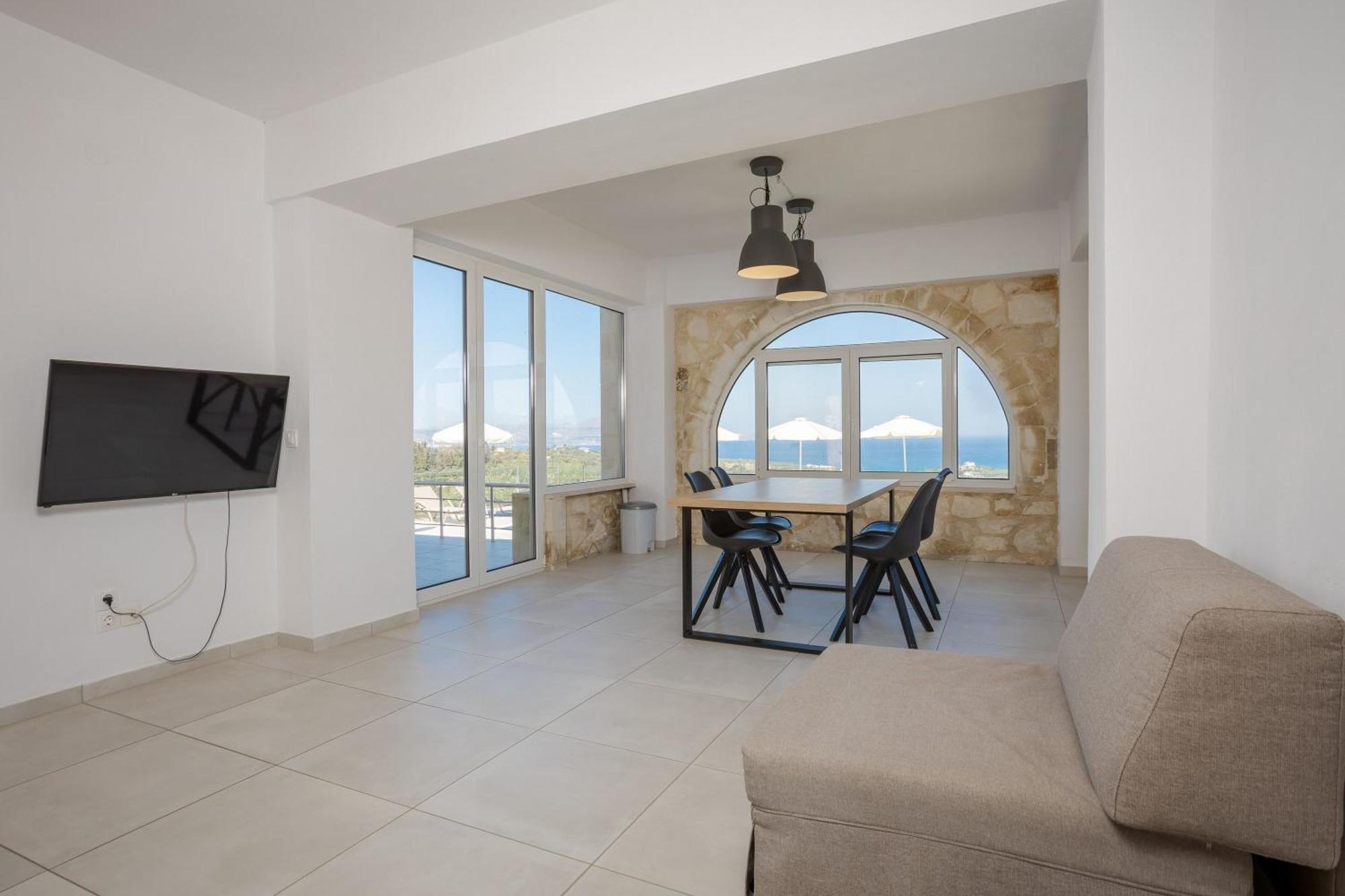 Villa Konstantinos Hilltop Vineyard Escape Almyrida  Bagian luar foto